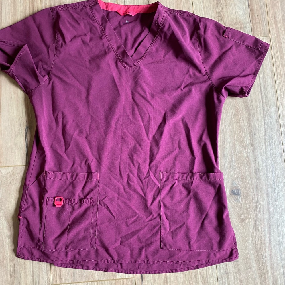 Carhartt Women's Maroon Short Sleeve Tee